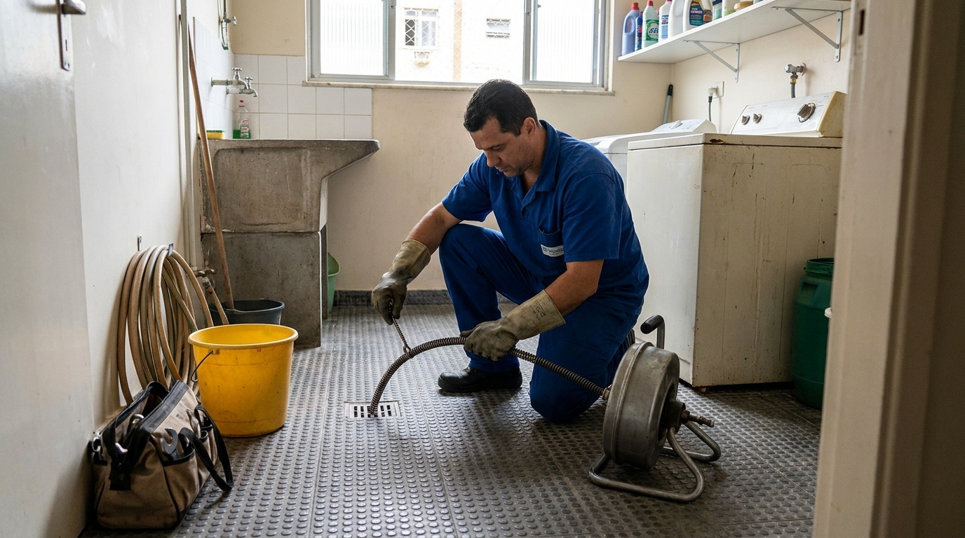 Desentupimento de ralo profissional em Ribeirão Preto‑SP