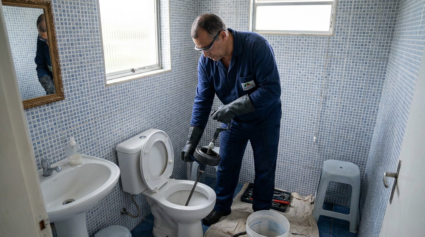 Desentupimento de vaso profissional em Ribeirão Preto‑SP